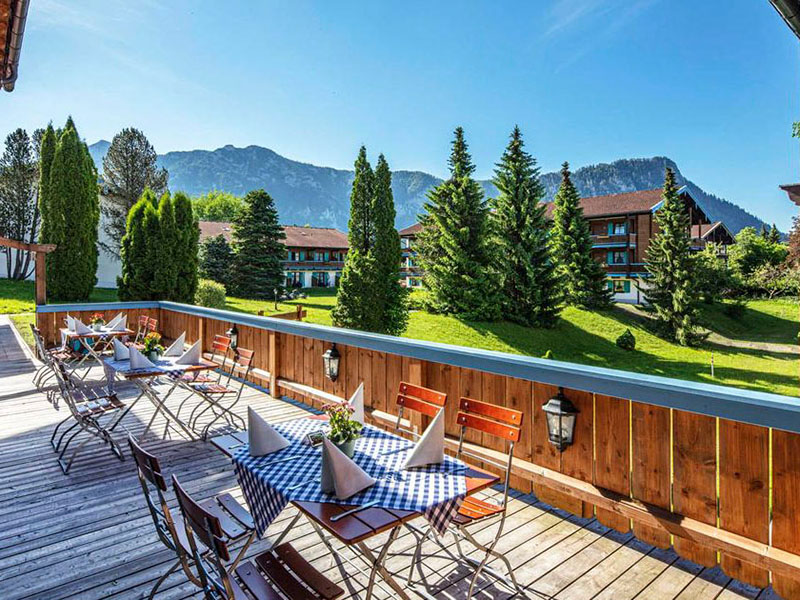 Het mooie uitzicht van hotel Das Bergmayr