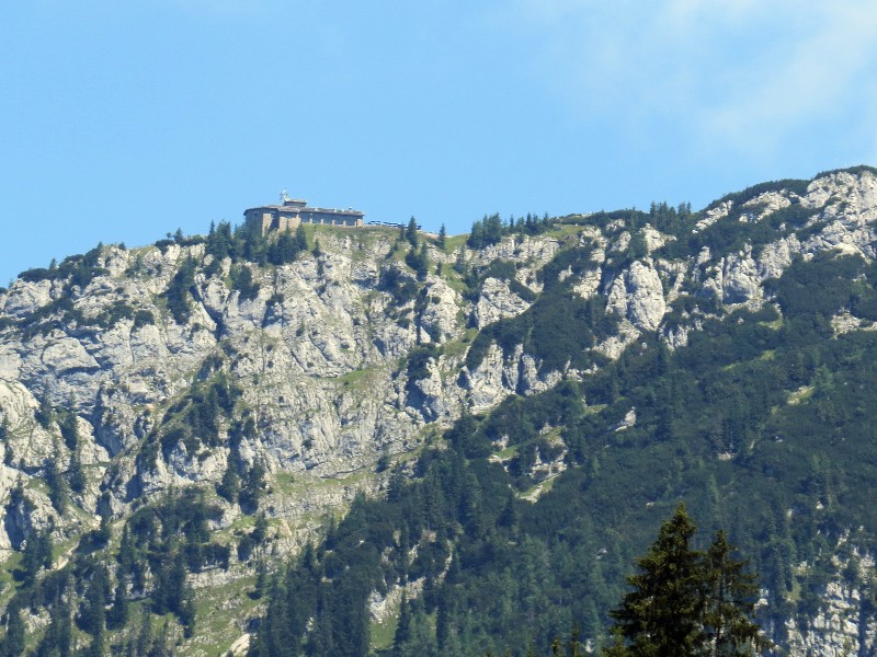 Het adelaarsnest gezien vanaf de berg Jenner