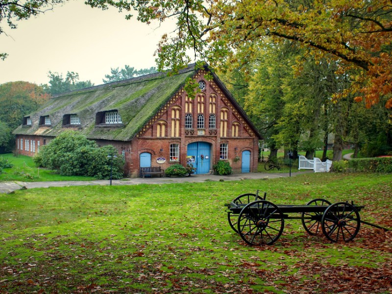 Prachtige oude boerderij in Worpswede