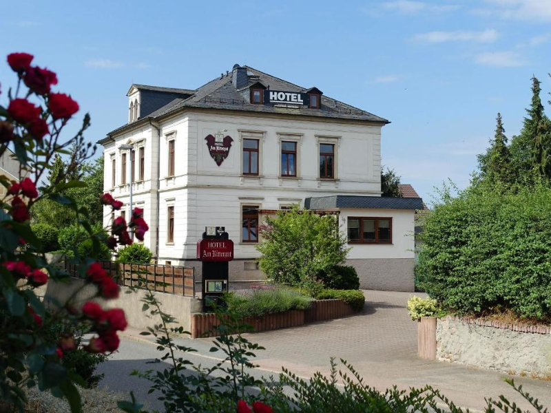 Hotel am Rittergut in Frankenberg aan de A4 is een fijn overnachtingshotel als je op doorreis bent.