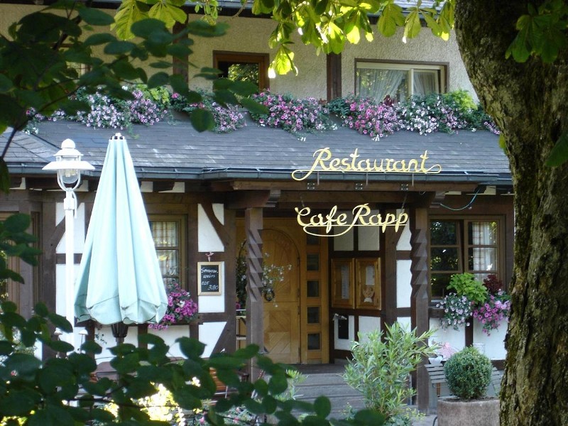 Het gemoedelijke Hotel-Café Rapp in het Zwarte Woud in Duitsland