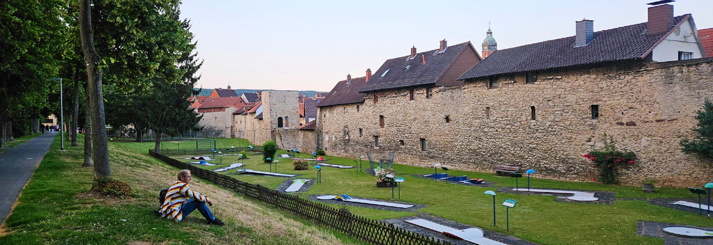 De stadsmuur van Einbeck