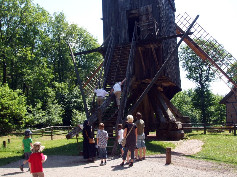 Een molen in het Freilichtmuseum Kommern
