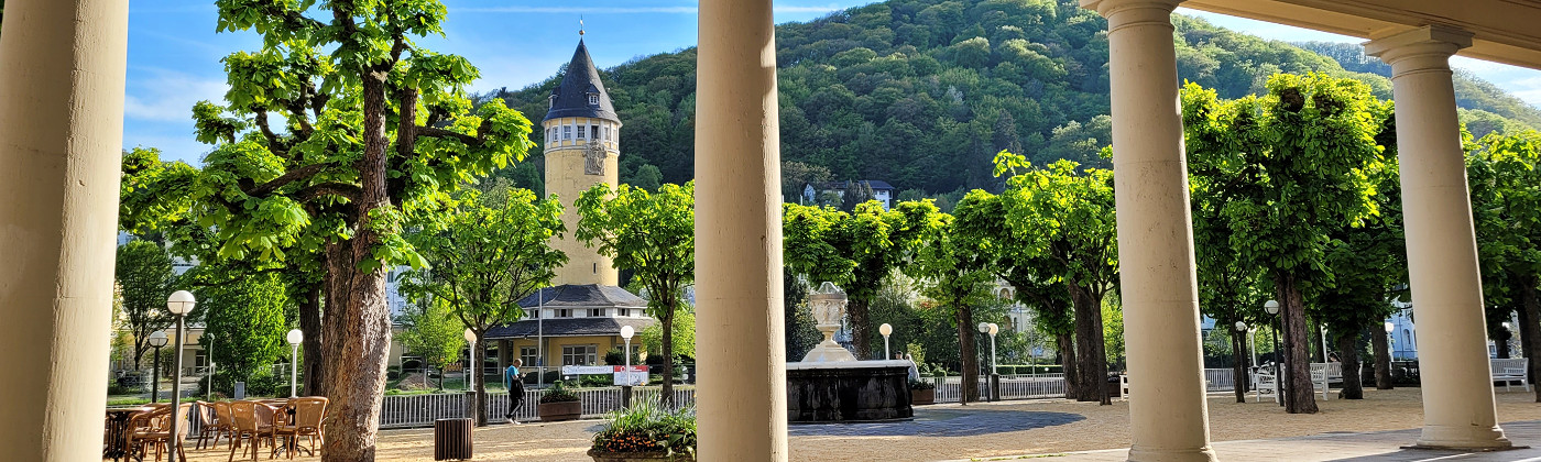 De bronnentoren van Bad Ems