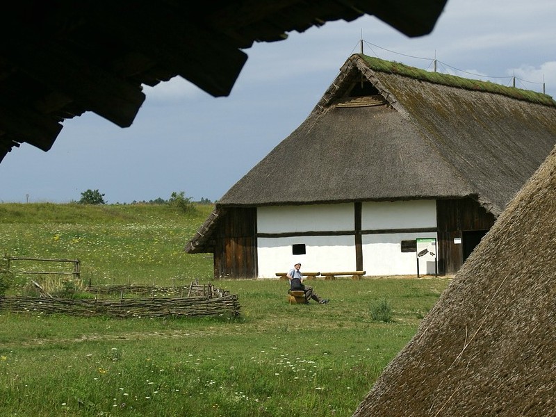 Het Keltisch openluchtmuseum van Heuneburg