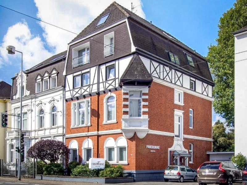 Het mooie pand van Hotel Friederike