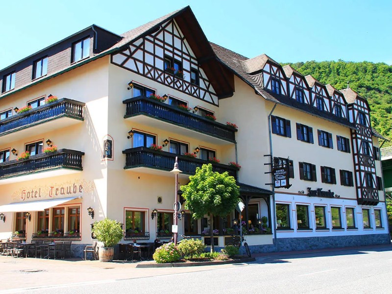 Hotel Traube in Löf aan de Moezel