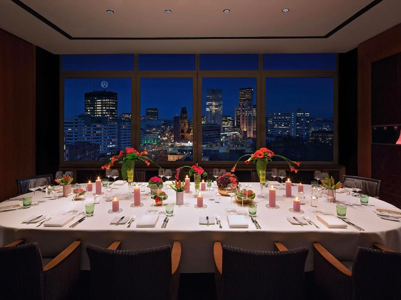 Restaurant Hugo's biedt een panoramisch uitzicht over Berlijn