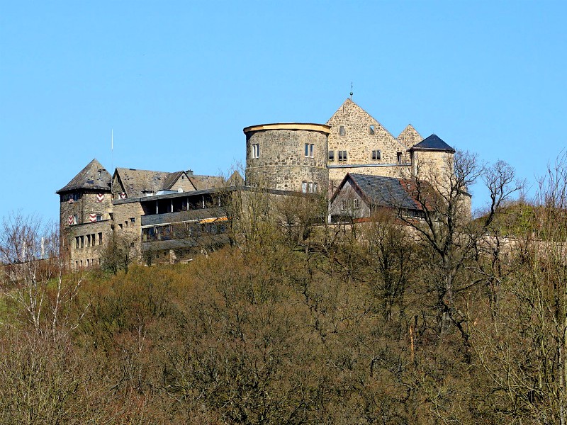 Kasteel Sababurg in hessen. Was dit het kasteel van Doornroosje?