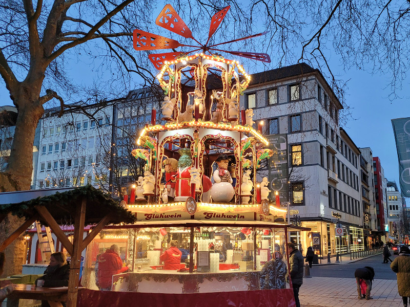 Kerstmarkt op de Königsallee