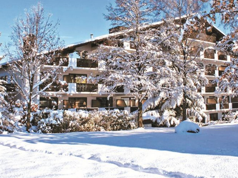Landhotel Seeg in de sneeuw