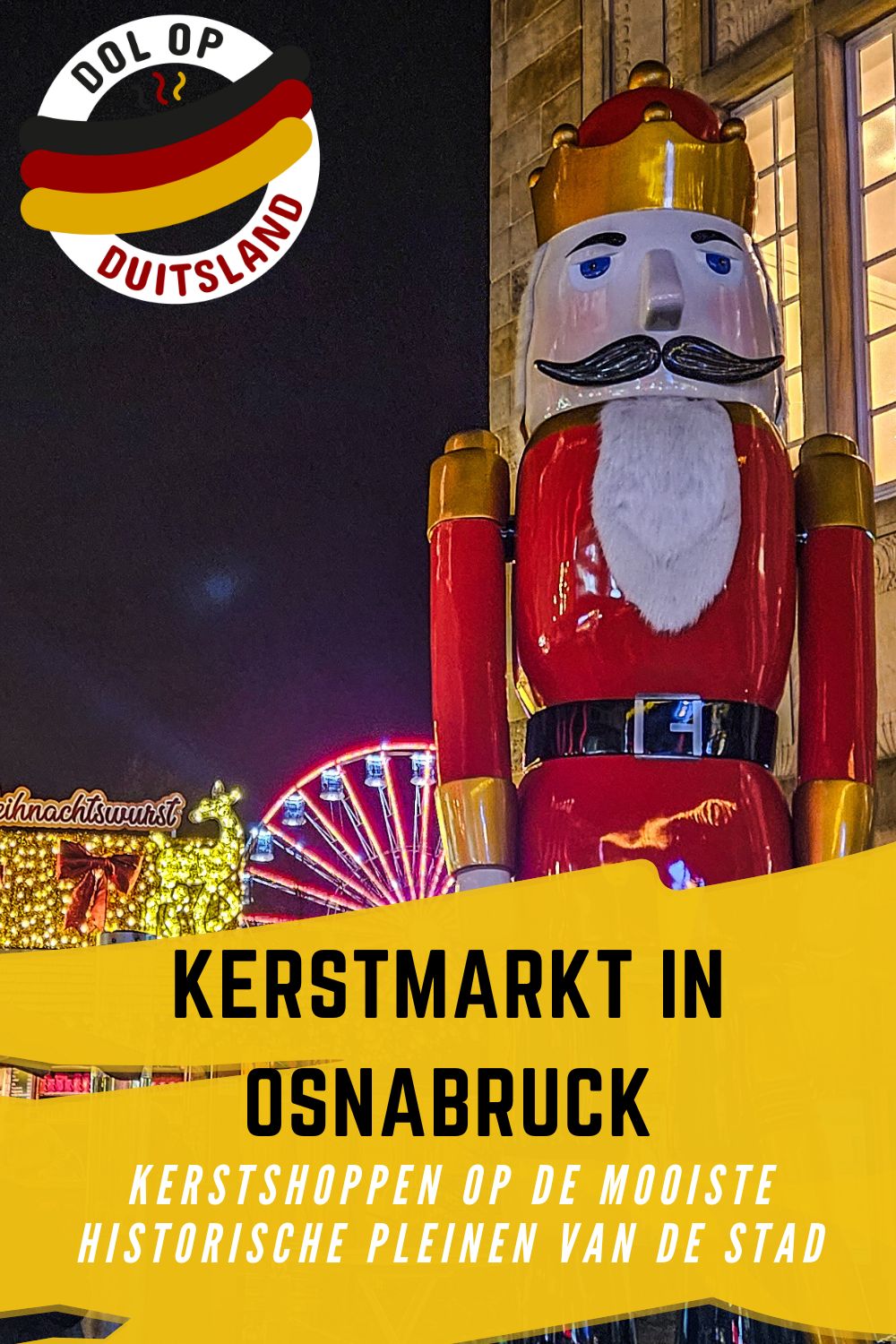 Pinterest foto van kerstmarkt