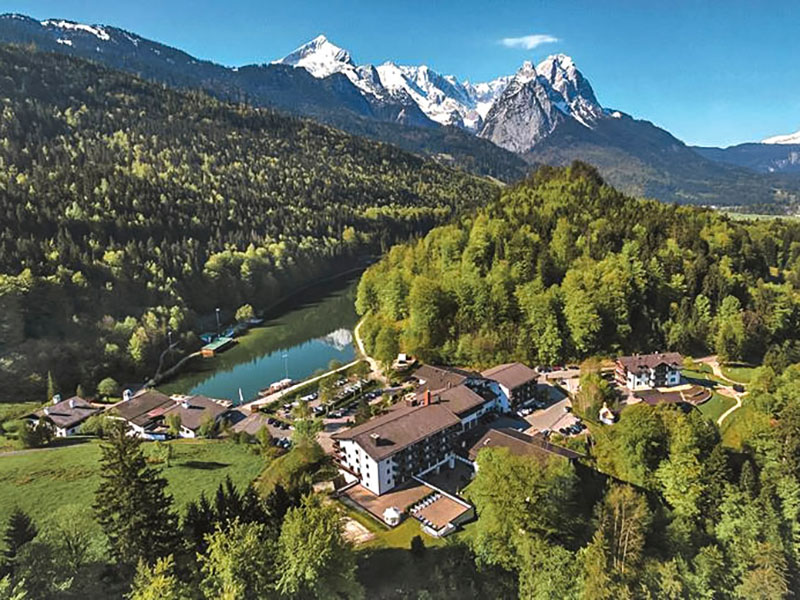 Het Riessersee Hotel met een prachtige ligging!