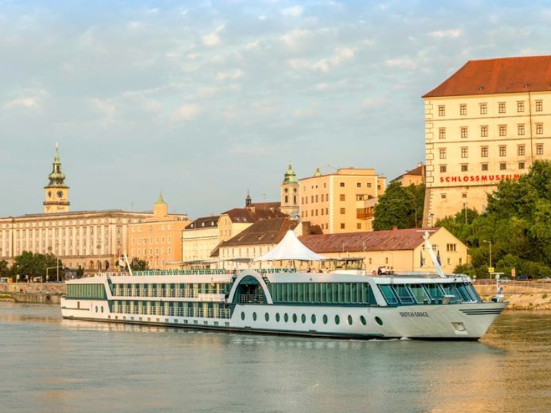 Varen over de schöne blauwe Donau
