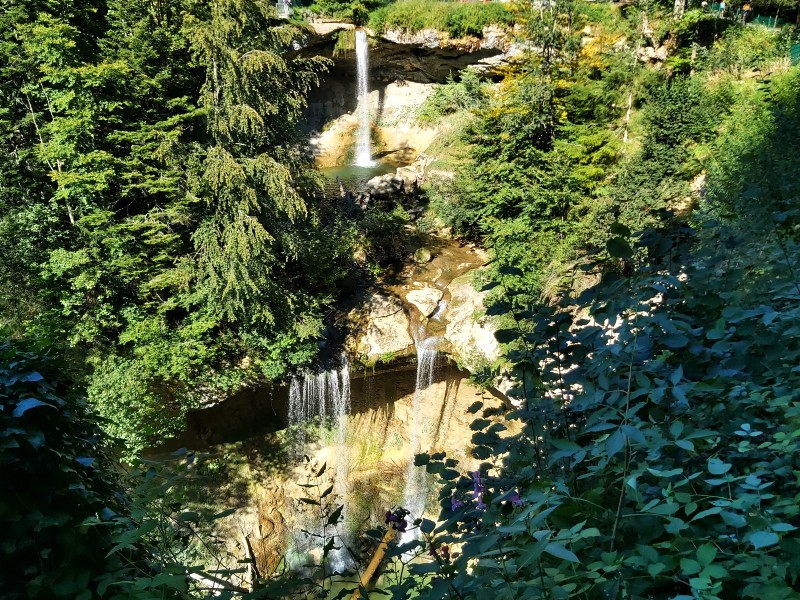 2 cascades van de Scheidegger watervallen