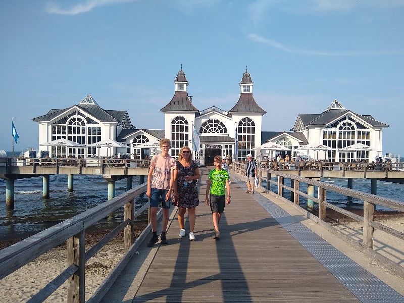 De pier van Sellin is zeker een bezoekje waard 