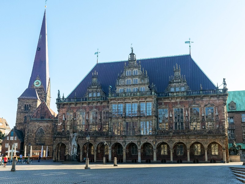 Het prachtige stadhuis van Bremen
