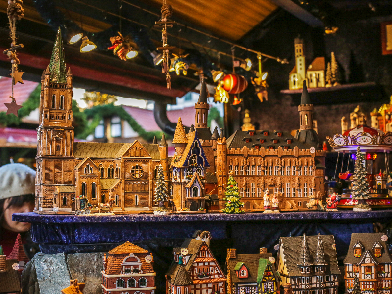 Een prachtig kerstkasteel! 