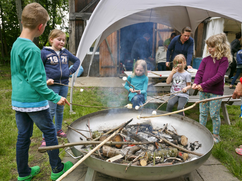 De kindvriendelijke familiecamping Walkenried in Nedersaksen in Oost Duitsland