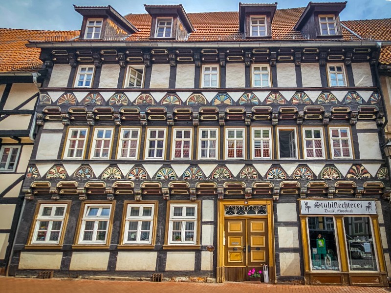 Renaissance vakwerkhuis bij de buren op Am Markt 10