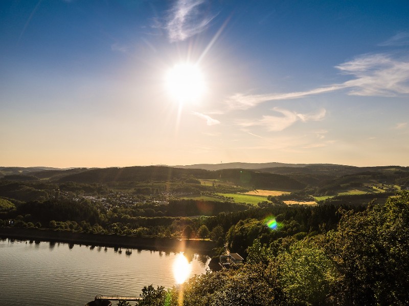 Attendorn in het landschap van het Sauerland