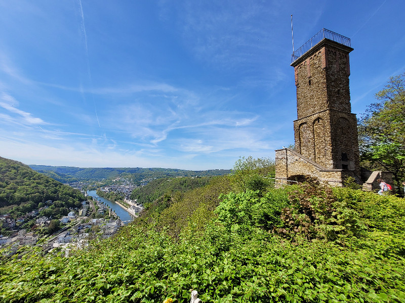 De Concordiaturm met prachtig uitzicht op de Lahn en Bad Ems