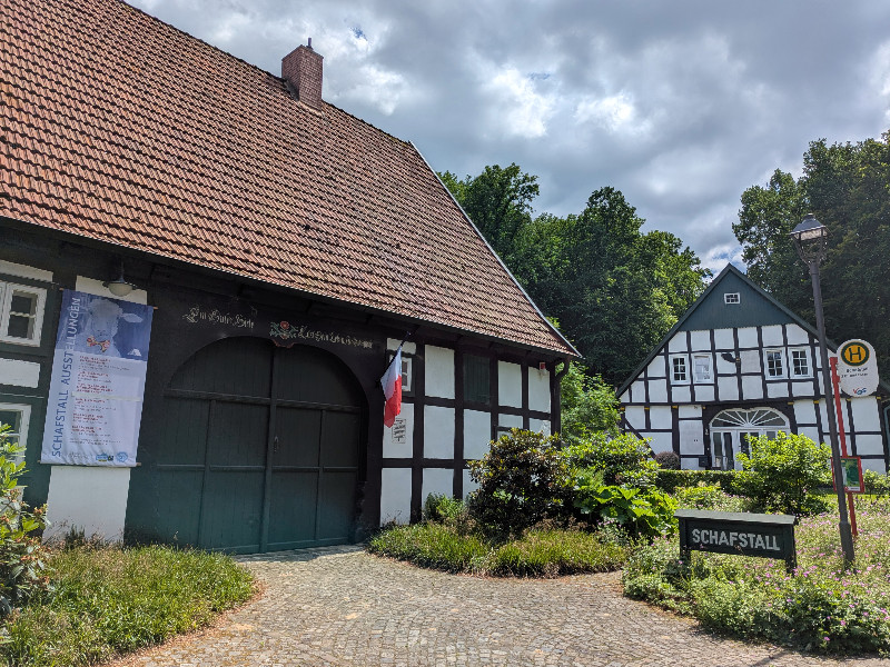 De Schapenstal van het Meierhof, de eerste bebouwing van Bad Essen