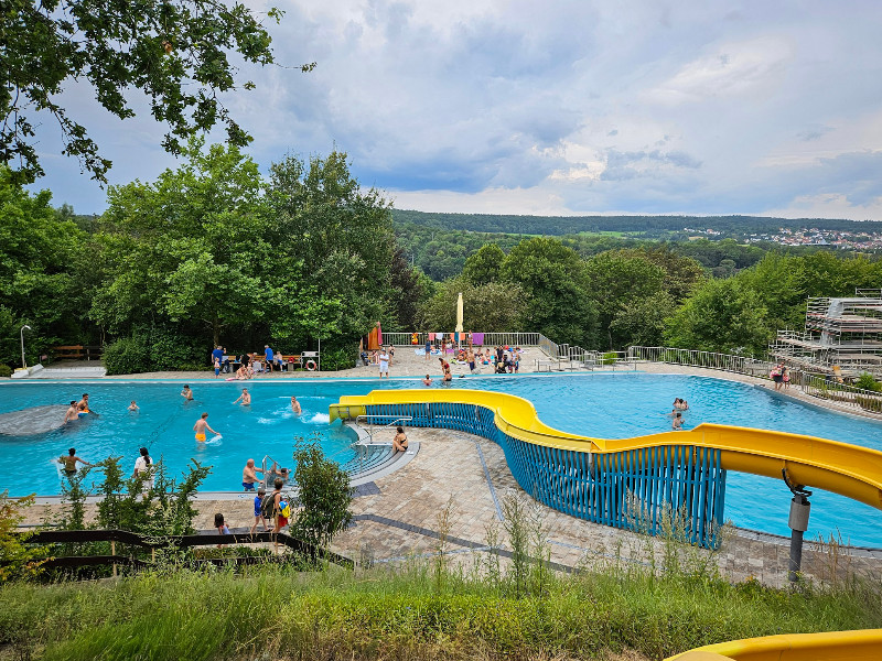 Zwemmen in de omgeving van Bad Kissingen