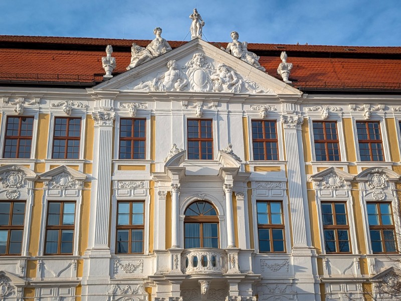 Barokke gevel aan de Domplatz