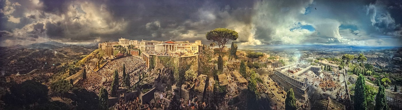 Asisi Pergamon 360 graden schilderij