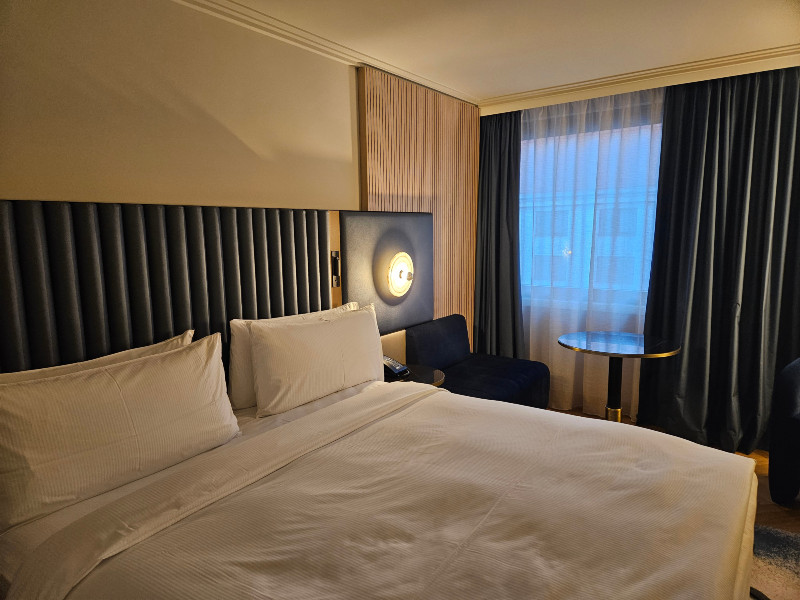 Mijn slaapkamer in het Hilton Berlijn