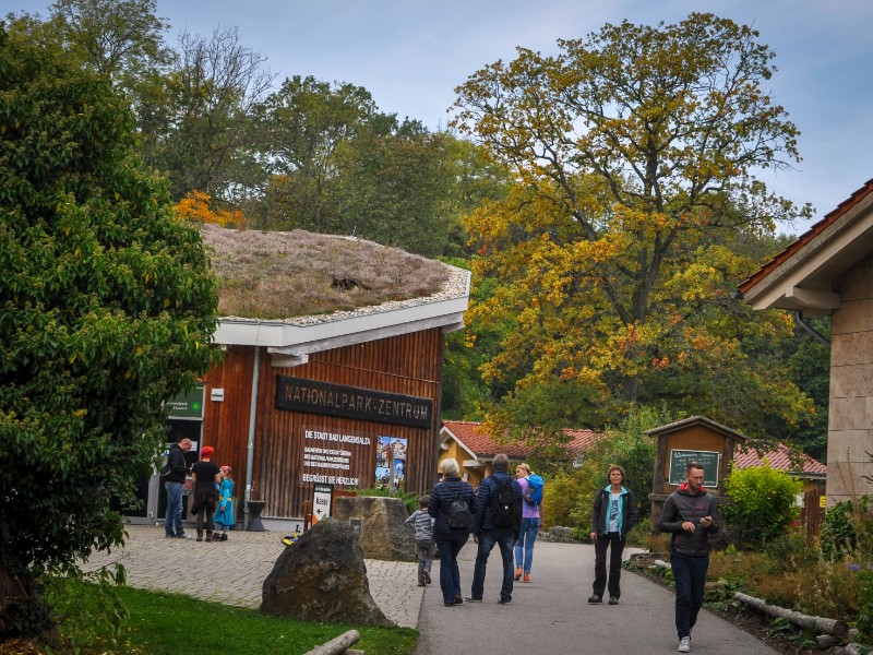 Ingang van het bezoekerscentrum van Hainich NP