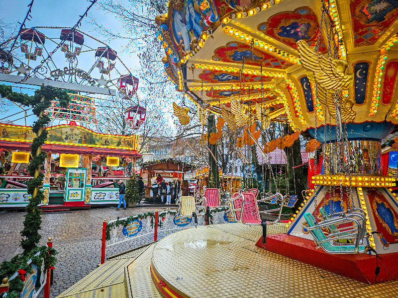 Bielefeld kerstmarkt zweefmolen