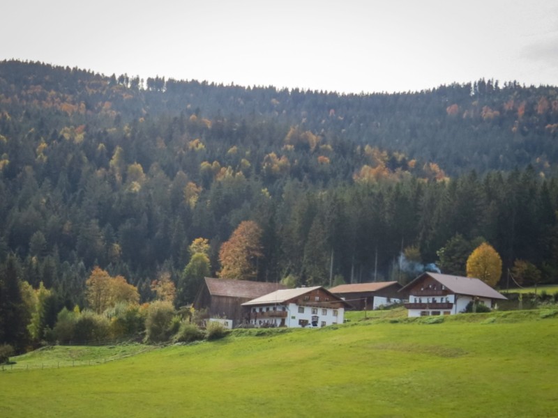Boerderijen in het Beierse Woud
