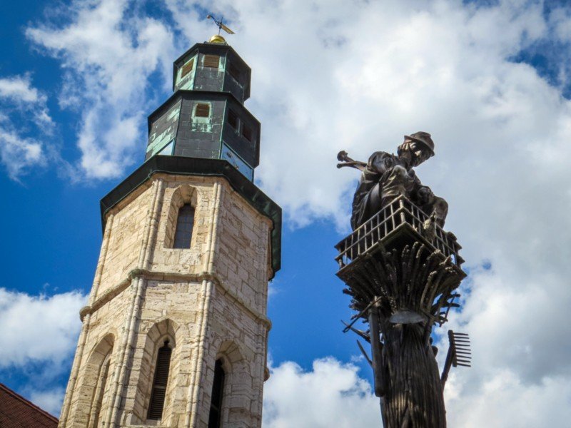 Het Boerenoorlog monument voor de Koornmarktkerk