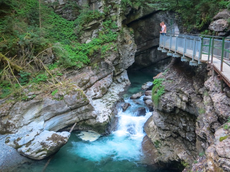 De Breitachklamm bij Oberstdorf