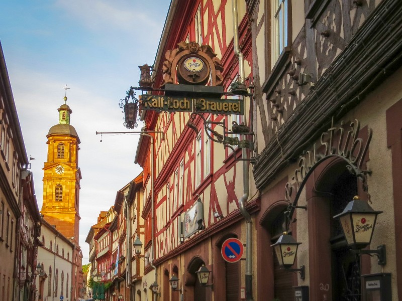 Er zijn nog verschillende bierbrouwerijen in de Altstadt van Miltenberg