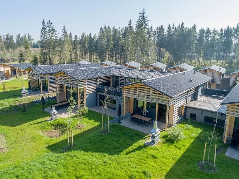 De mooie bungalows bij Center Parcs Park Allgäu