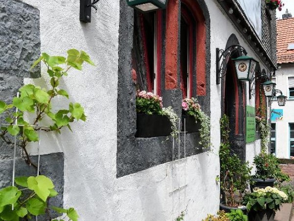 Het Burgmannenhaus in Steinau