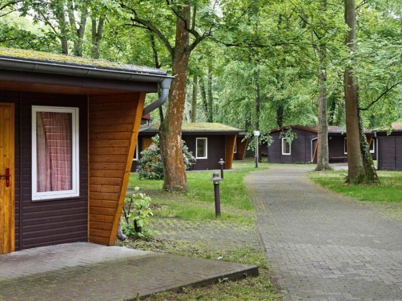 De bungalows bij Campingpark Leipzig