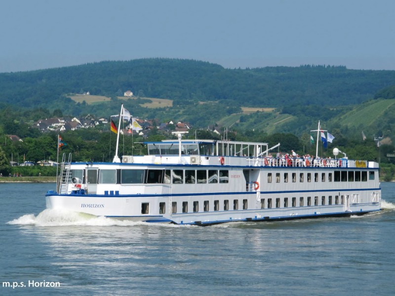 De MPS Horizon van De Jong Intra Vakanties waarmee je een heerlijke romantische cruise kunt maken over de Rijn