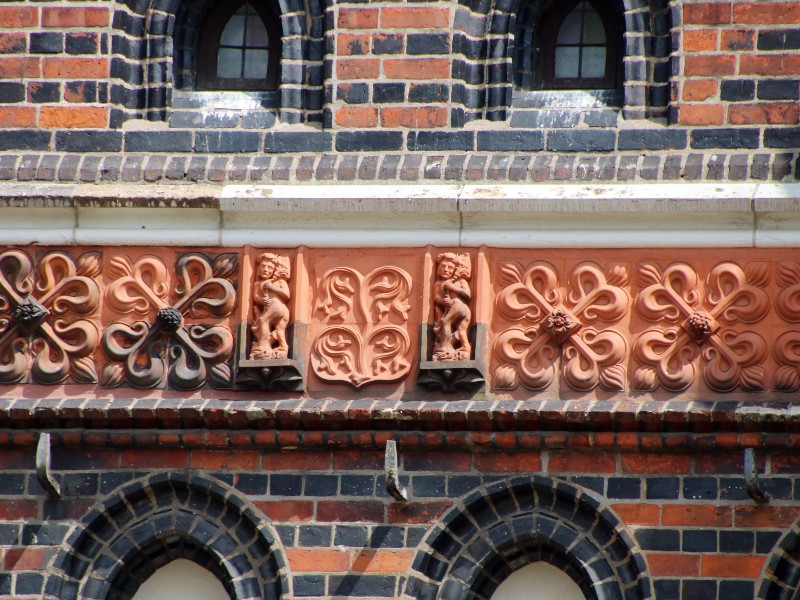 Detail van de Holstentor