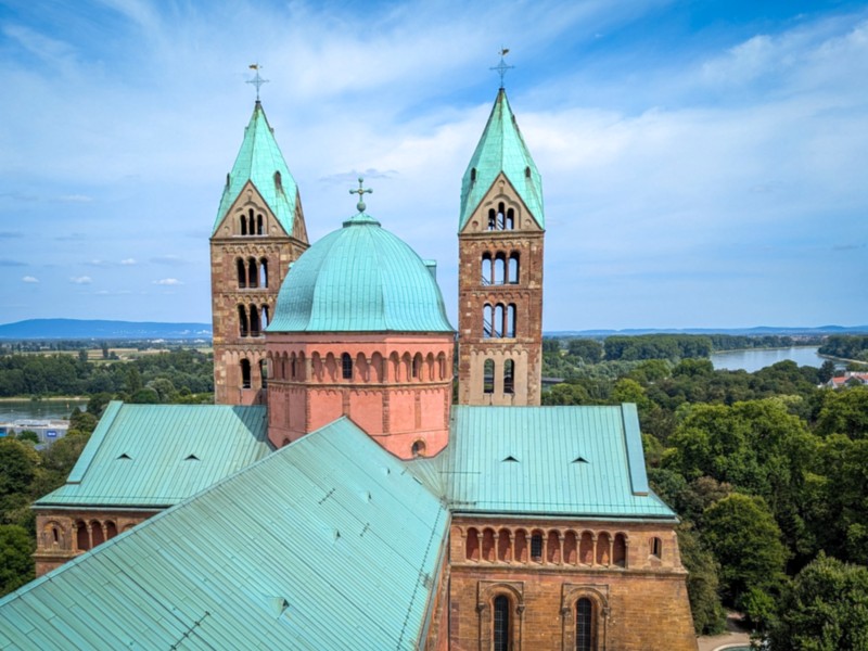 Uitzicht vanaf de Dom in Spiers