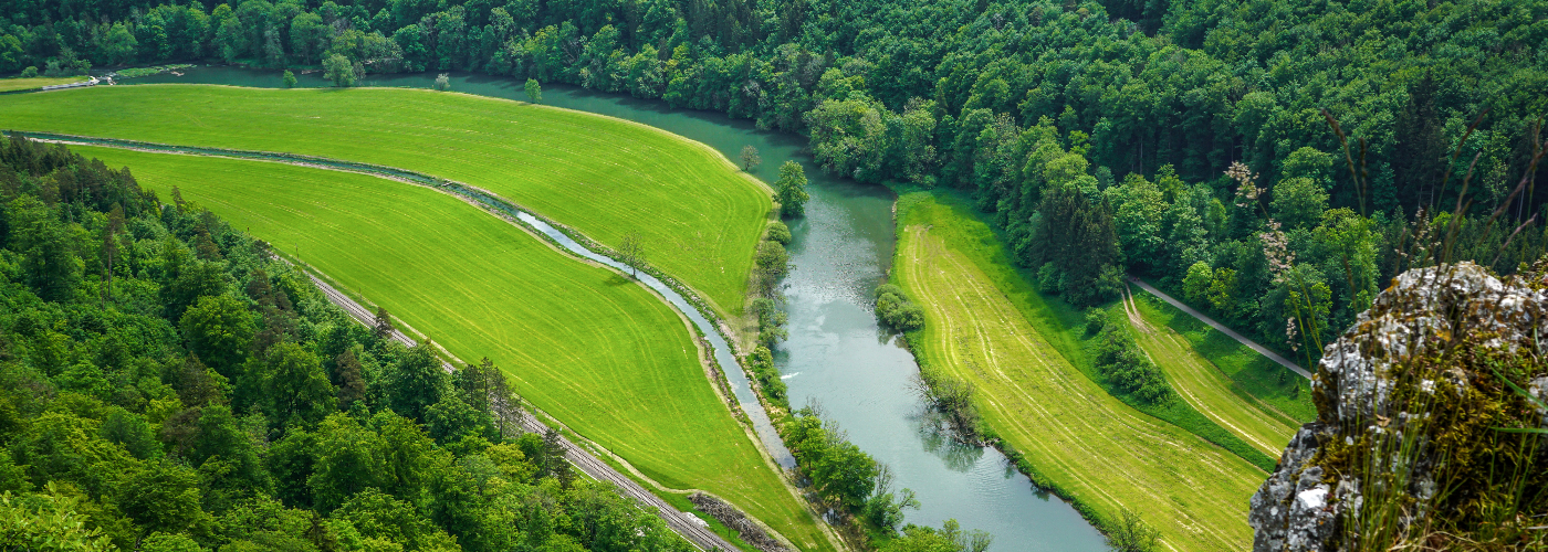 De Donau door Oberschwaben