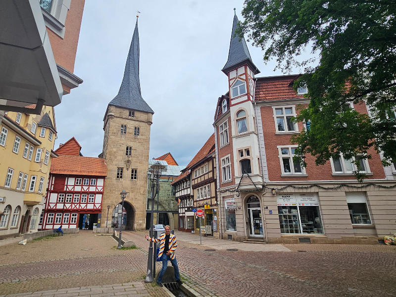De enige bestaande torenpoort van Duderstadt, de Westerturm