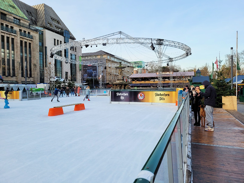 Schaatsbaan in Düsseldorf