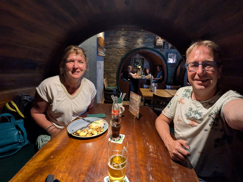 Dineren in een biervat