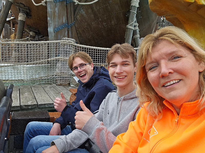 Samen met mijn zoon en neefje bezoek ik Europa-Park