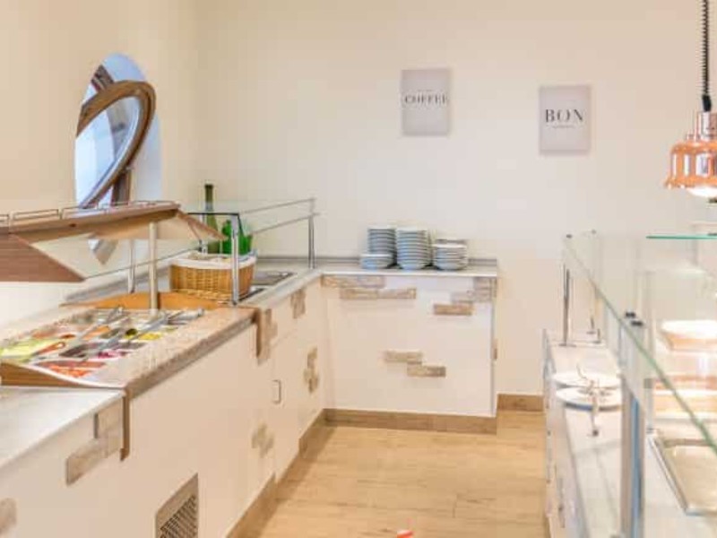 Het buffet bij Familienhotel Reiterhof Runding