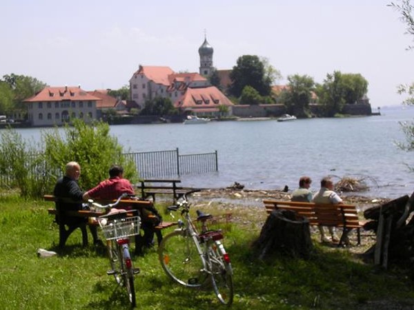 Even relaxen tijdens het fietsen rond de Bodensee